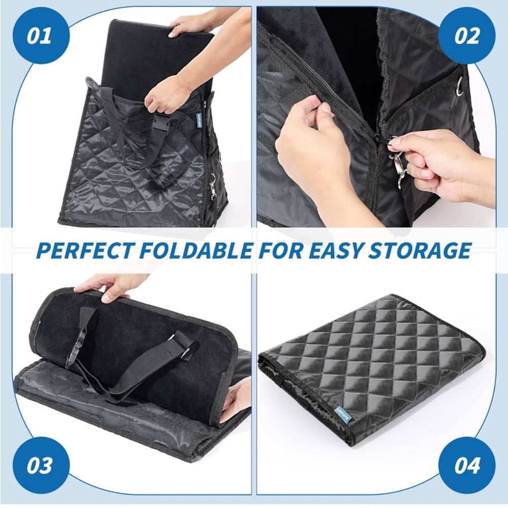 Aupures Dog car seat, Dog Travel Bag - Portable Dog Booster Car Seat Small Dog. - Picture 2 of 12